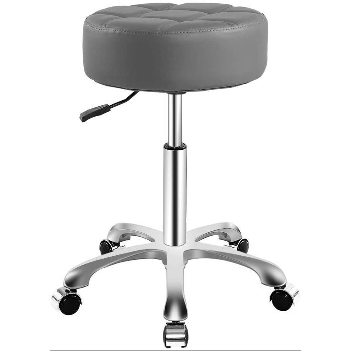 Orren Ellis Hinrike Rolling Adjustable Stool For Work Medical Tattoo